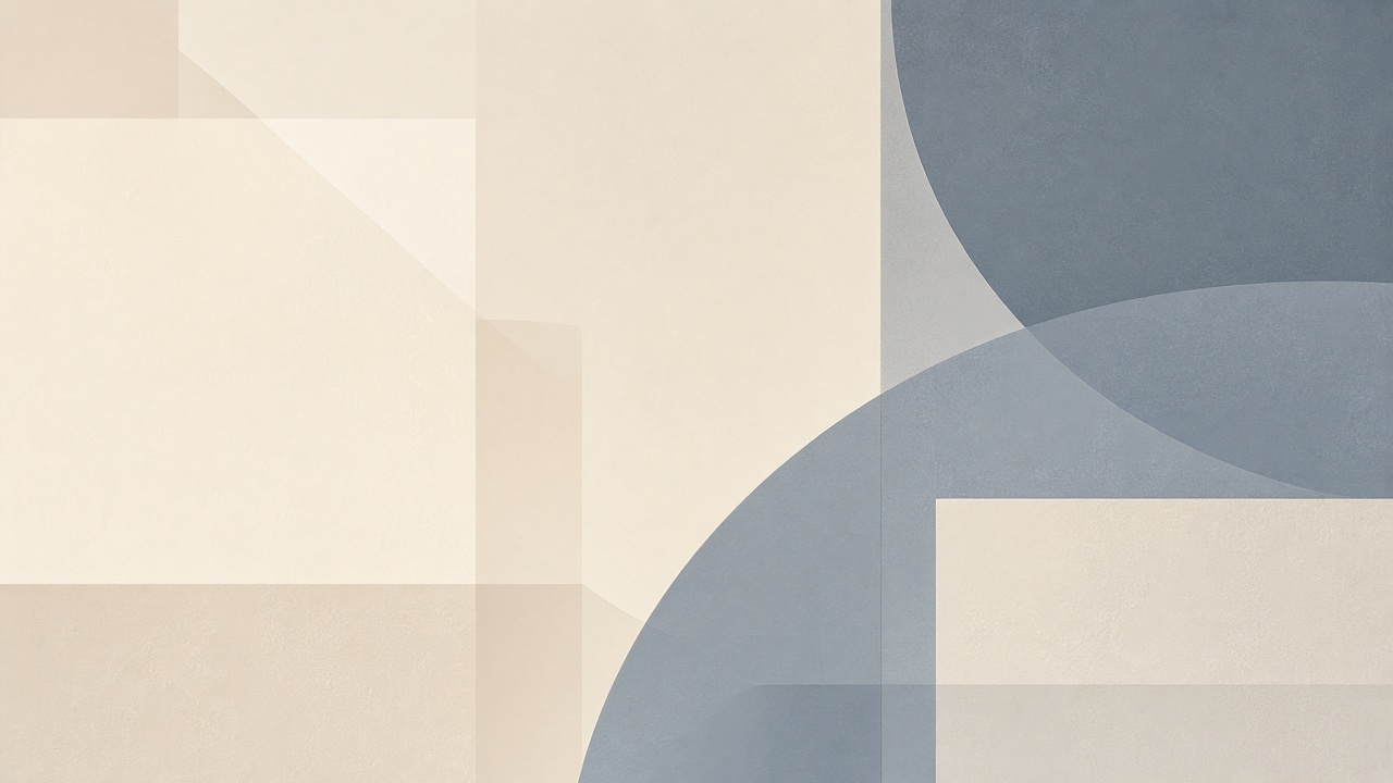 Geometric planes suggesting freshly wiped South Austin rooms
