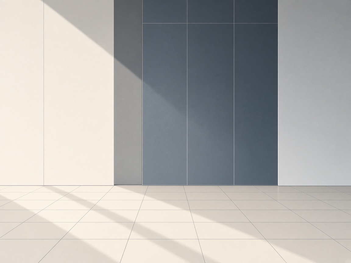 Geometric office floor grid